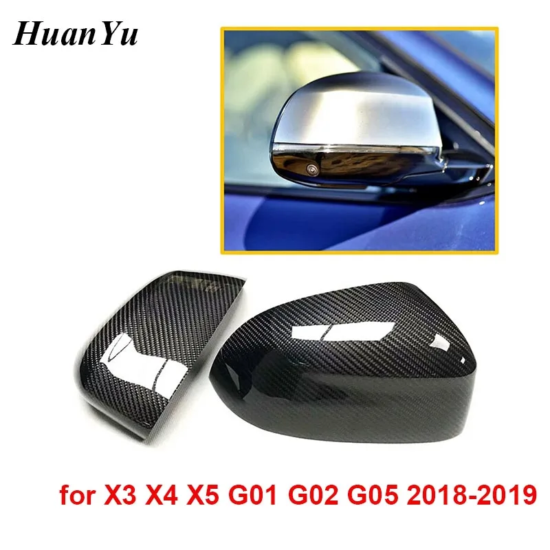 Сменные колпачки для зеркала из углеродного волокна G01 BMW X3 X4 X5 G02 G05 боковых дверей