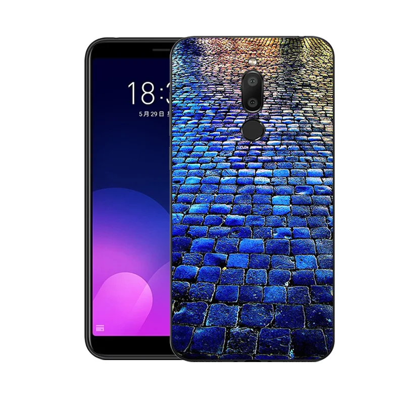 Чехлы для телефонов Meizu M6T черный защитный чехол из ТПУ Мягкая силиконовая задняя