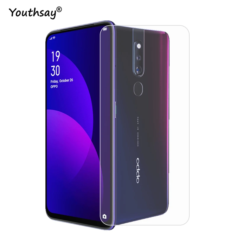 Protector de pantalla de vidrio templado para OPPO F11 Pro, pel&iacute;cula 9H, 2 unidades-0
