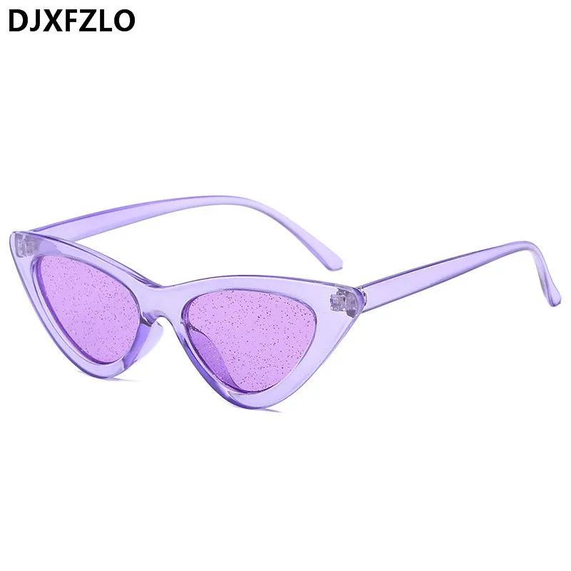 Солнцезащитные очки кошачий глаз женские брендовые дизайнерские маленькие