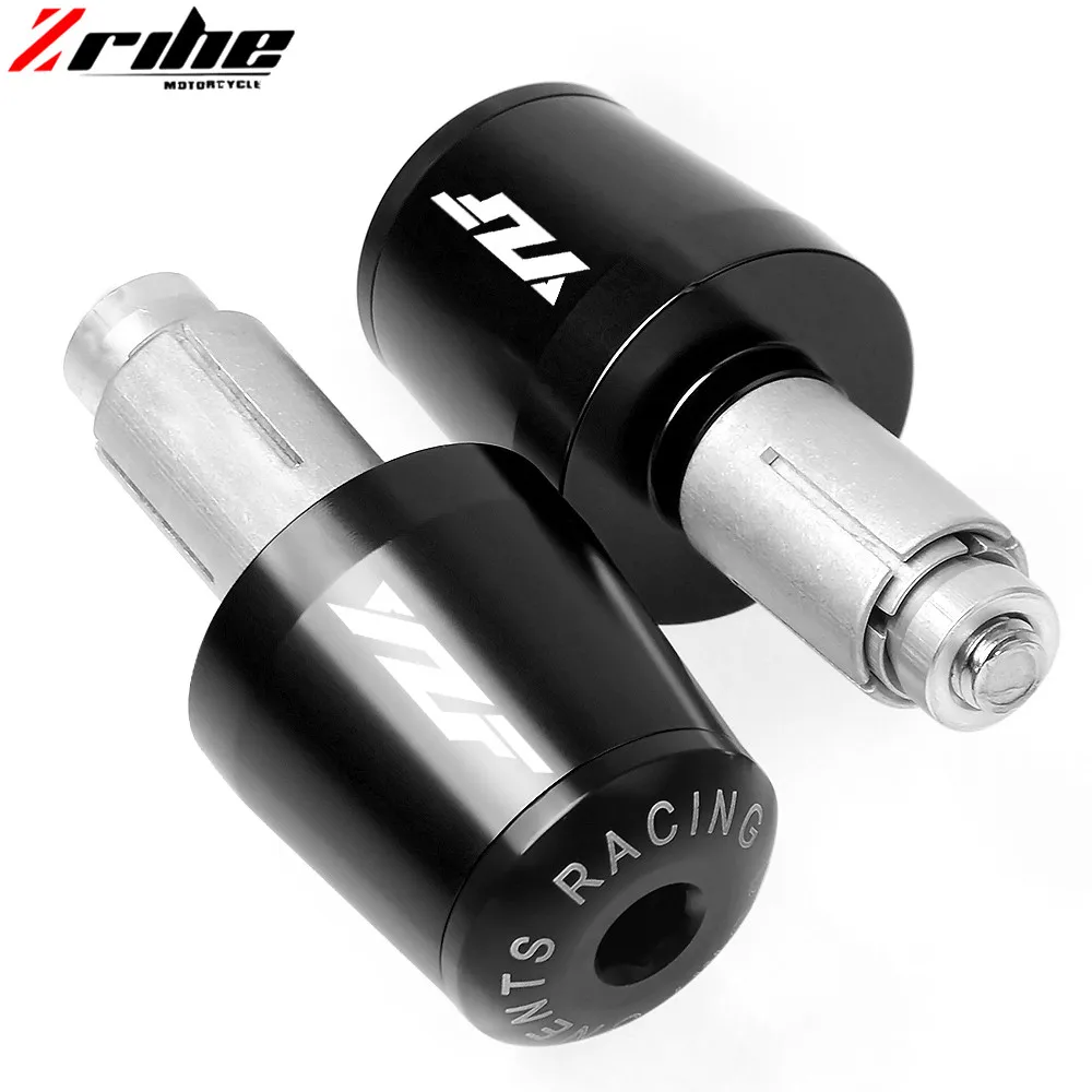 CNC 22 мм мотоциклетные ручки для руля рукоятка Крышка Заглушки для Yamaha YZF R1 YZF R6 YZFR6 YZF R125 YZFR15 R25 YZF R3