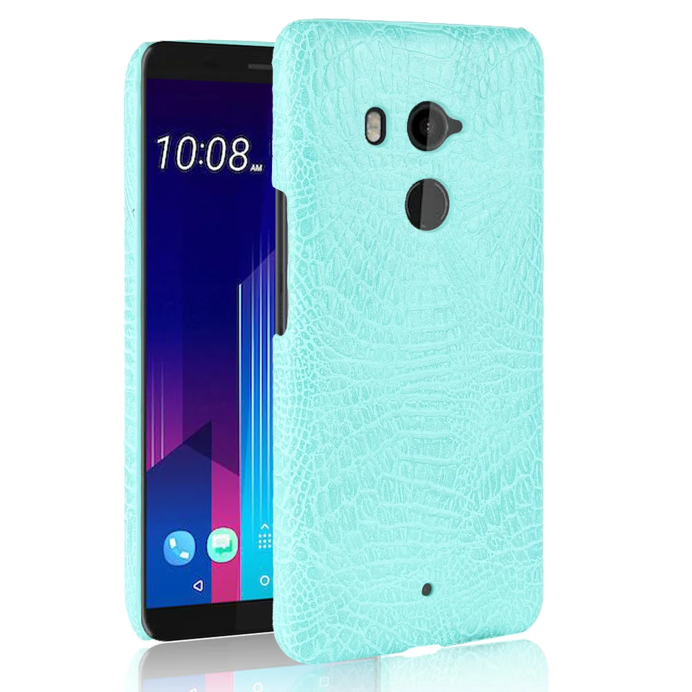 Чехол для HTC U11 Plus / U 11 роскошный чехол из искусственной кожи жесткий пластиковый