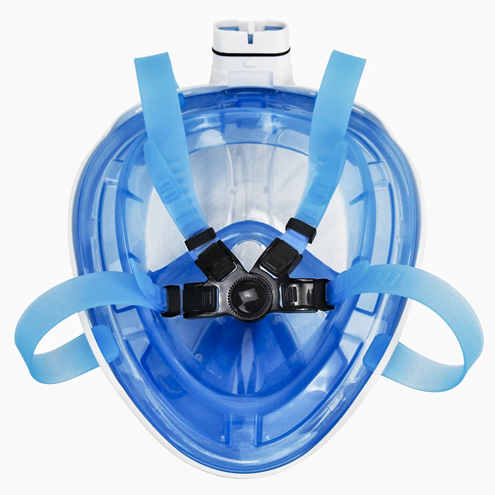 Маска для подводного плавания с полным дизайном лица маска анти-туман и