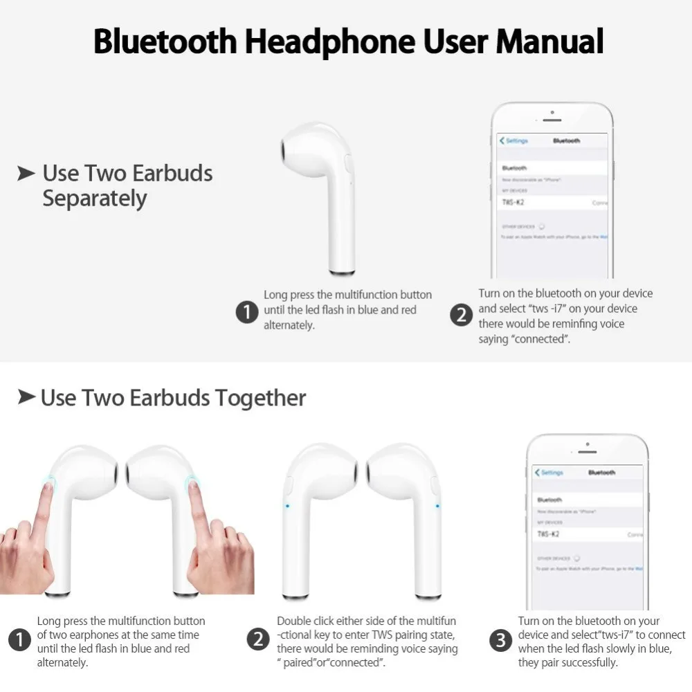 Фото Настоящие Беспроводные стереонаушники TWS Bluetooth наушники-вкладыши с зарядным Настоящие Беспроводные стереонаушники TWS Bluetooth наушники-вкладыши с зарядным