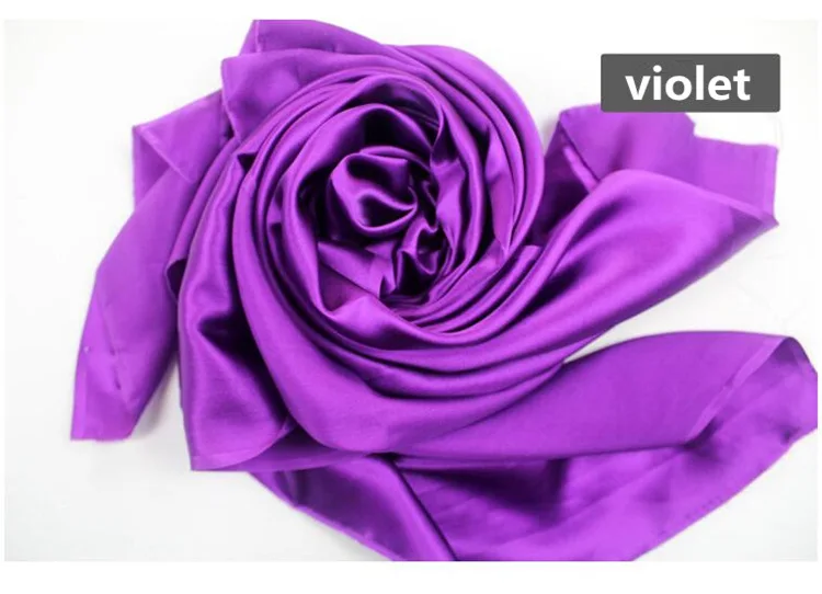 violet Шелковый Чепчик для сна, Одноцветный, разноцветный, шелк, ночная шапочка, ночная накидка, покрытие на голову для ухода за волосами, эластичная лента, sjm-02 - Цвет: violet