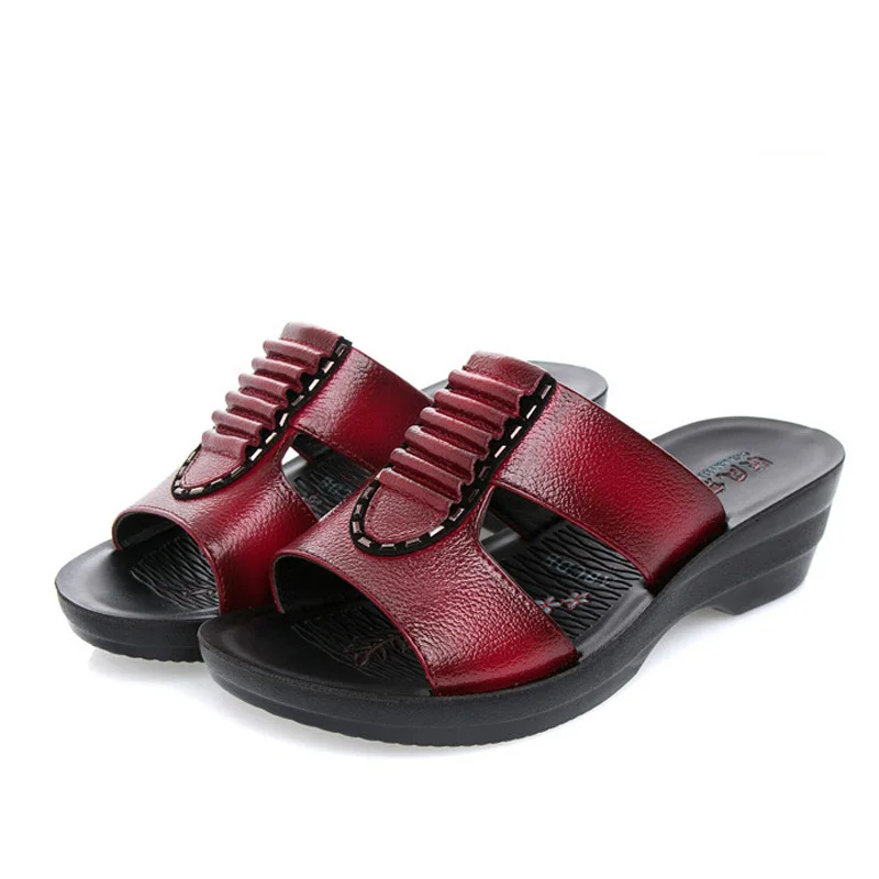 BEYARNESummer/новые тапочки для мамы модные дамские мягкие и удобные повседневные