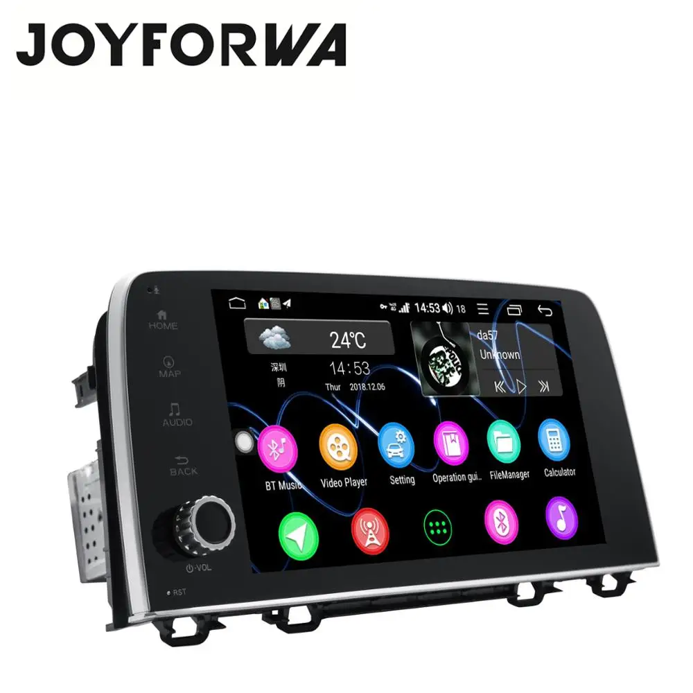 9 &quotAndroid 8 1 автомобильный стерео радио аудио плеер для Honda CRV 2016 2017 GPS DSP SPDIF 4GSIM Carplay