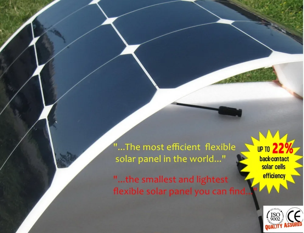 Sunpower Гибкая солнечная панель 100 Вт 200 300 400 солнечное зарядное устройство для