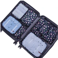 8pcsset packing cube travel bags men women portable large capacity clothing shoes sorting organizer luggage accessory pouch new