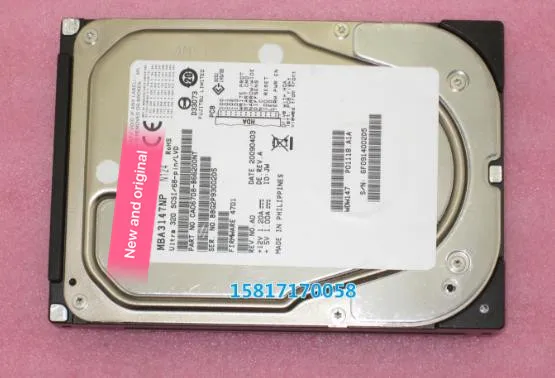 100% новый в коробке 1 год гарантии MBA3147NP 146 Гб 147 ГБ 68PIN SCSI 15K требуется больше фото под углом, пожалуйста, свяжитесь со мной