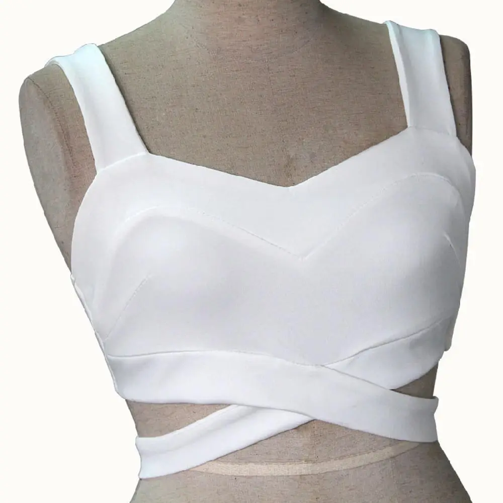 1 шт. сексуальный женский короткий топ на бретельках с открытой спиной черный