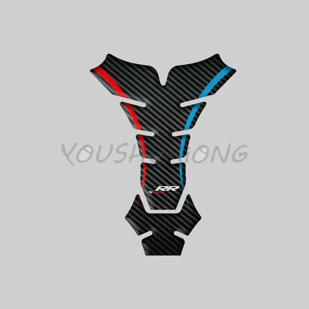 

Waterproof fit for Moto GP Rossi S1000RR GSS1000RR 2017 Motorcycle Carbon fiber Car tank Stickers
