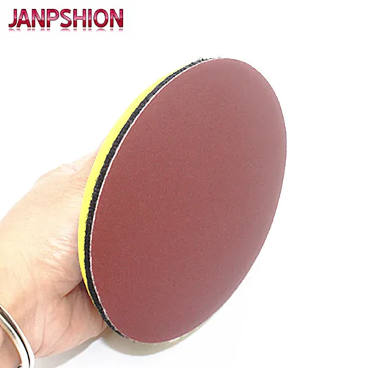 JANPSHION 25 шт. красная круглая наждачная бумага флокирующая самоклеящаяся