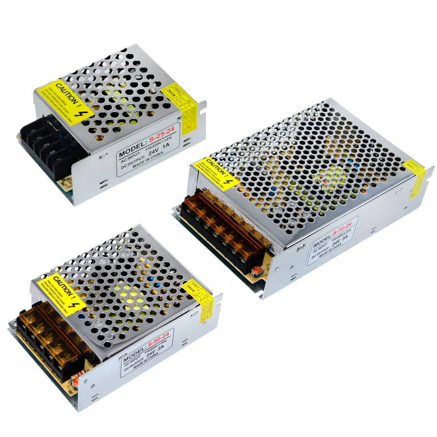 Переключатель питания светодиодный адаптер AC100 240V к DC 24 V 2A 3A 5A 8.3A 10A 15A