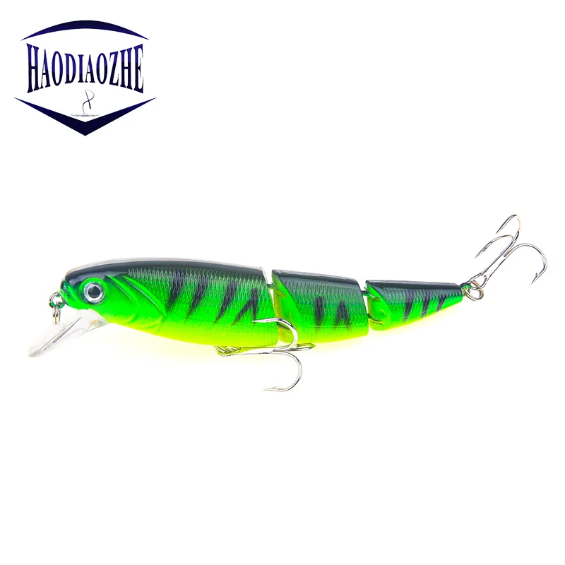 Соединенные рыболовные приманки Minnow 3 секции 11 см 14 5 г твердая приманка
