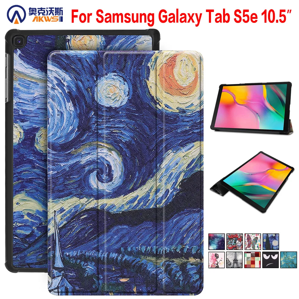 Чехол из искусственной кожи для Samsung Galaxy Tab S5E 10 5 2019 чехол планшета дюймов с