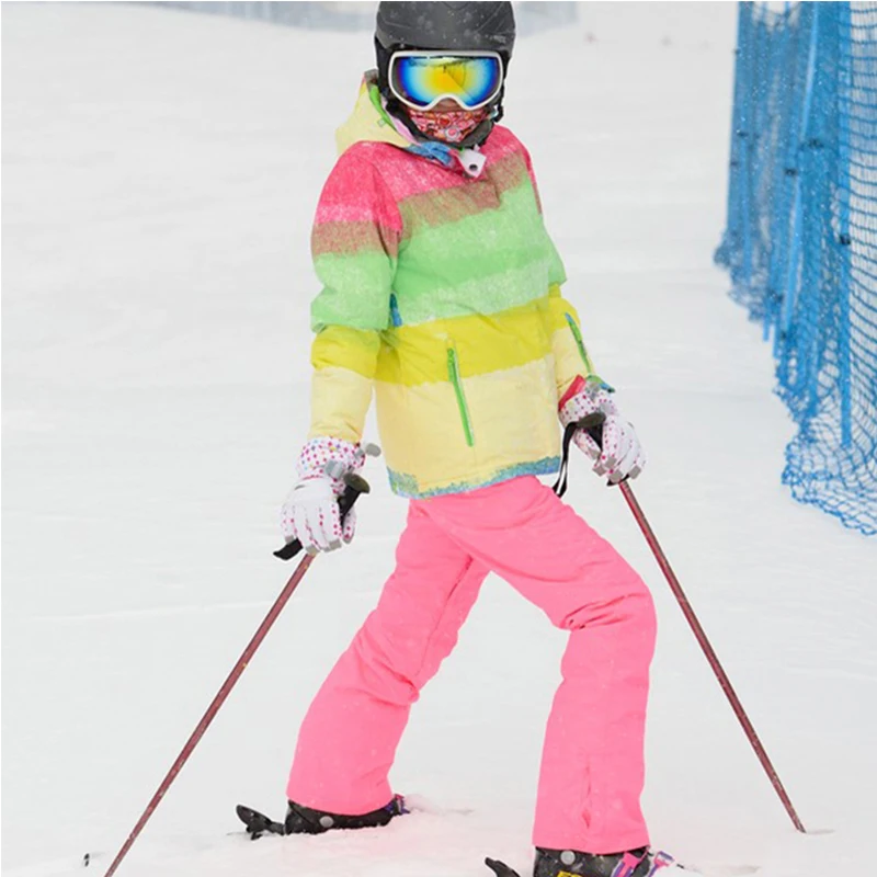 Хорошее качество Gsou теплое дышащее пальто для снежной зимы женщин лыжная куртка