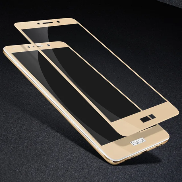 Закаленное стекло с полным покрытием для Huawei Honor 6C Защитная пленка экрана DIG-L21 2