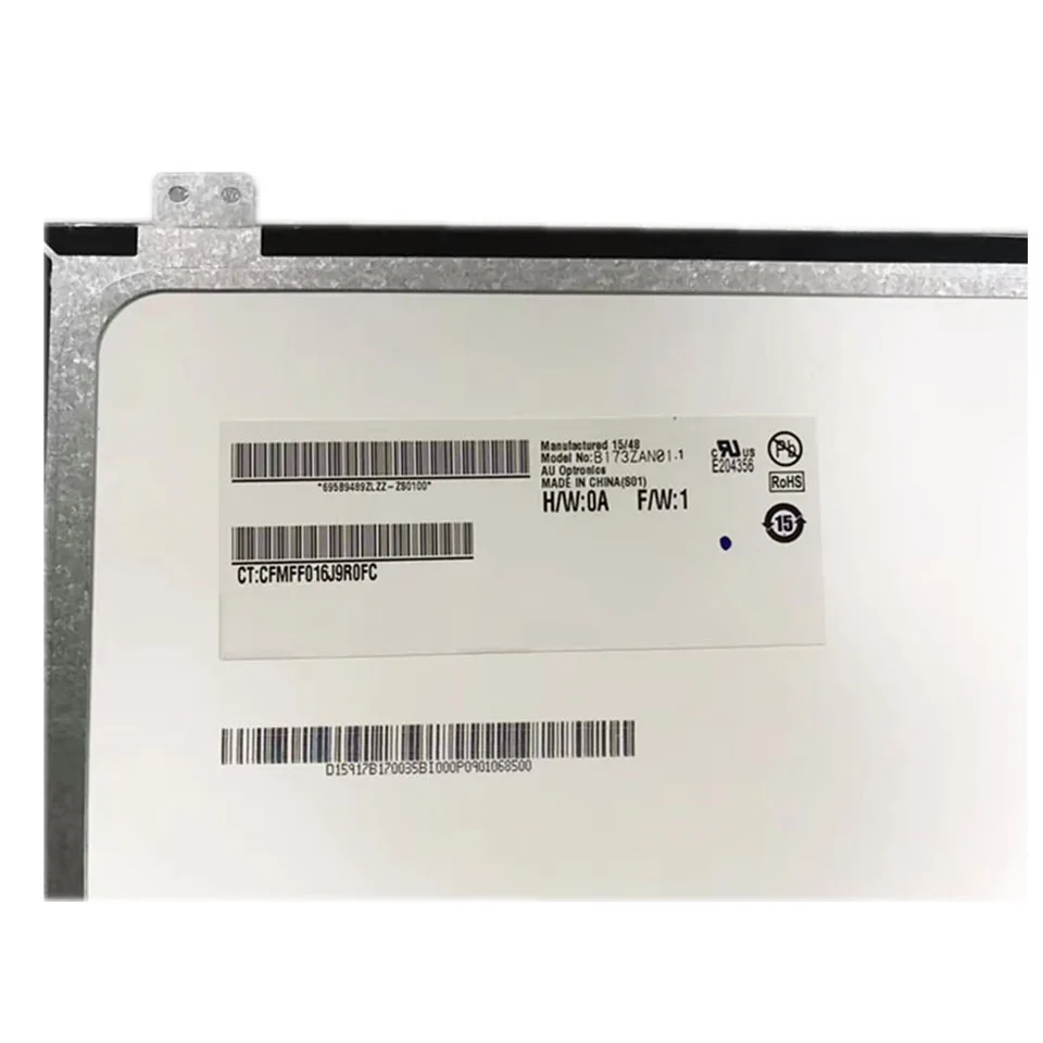 UHD LED Display Matrix for Laptop 17.3" 4K LCD Screen B173ZAN01.1 For Clevo P870DM P775DM3 3840x2160 Replacement panel monitor