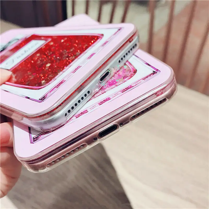 Флакон звезда зыбучий песок чехол для телефона Iphone 7plus 6 8 Plus 7 Tpu Жесткий Чехол IPhone