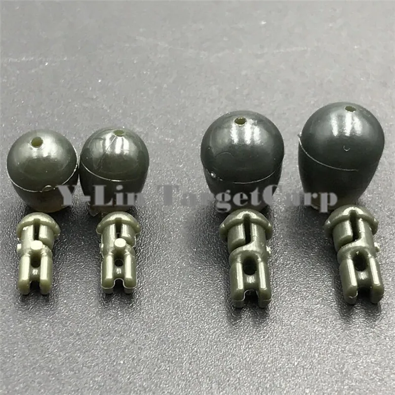 Рыболовные бусины быстрой смены армейского зеленого цвета для ловли карпа метод