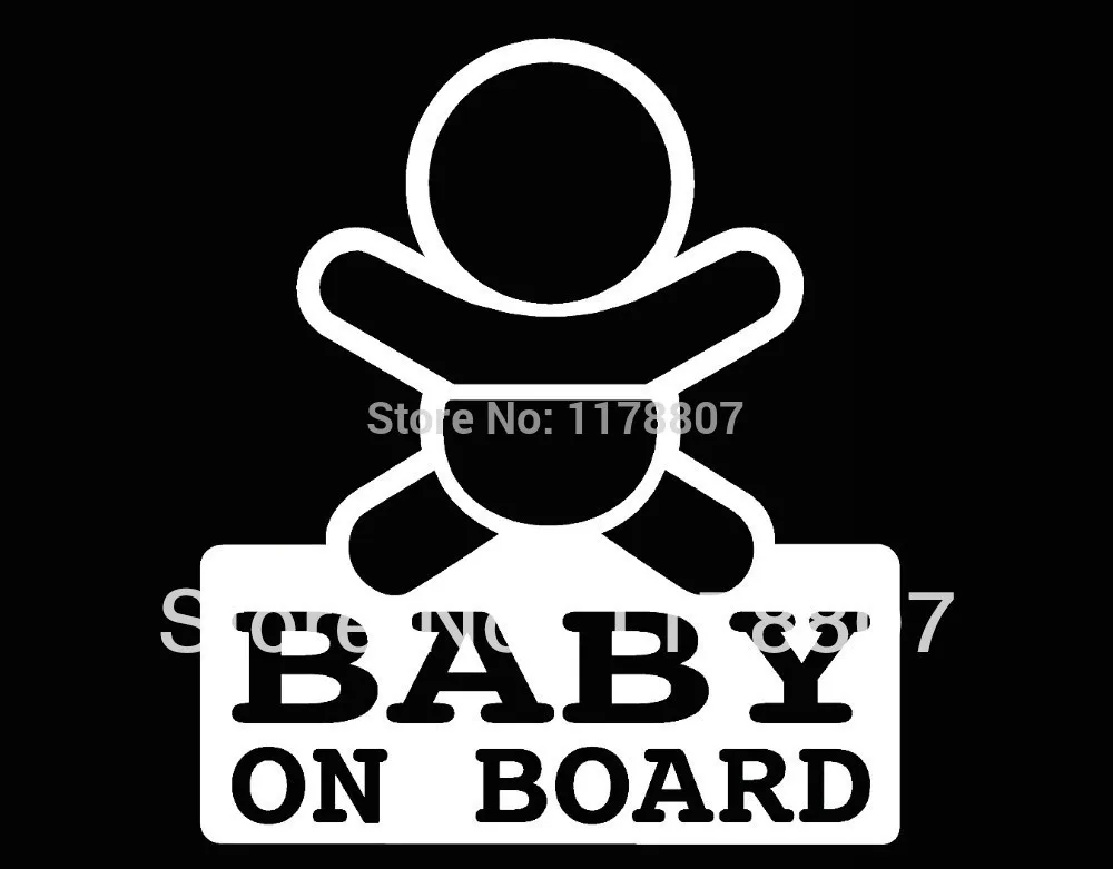 50 шт./лот Baby On Board Мальчик Стикера этикеты Велоспорт Автокресло Окно безопасности