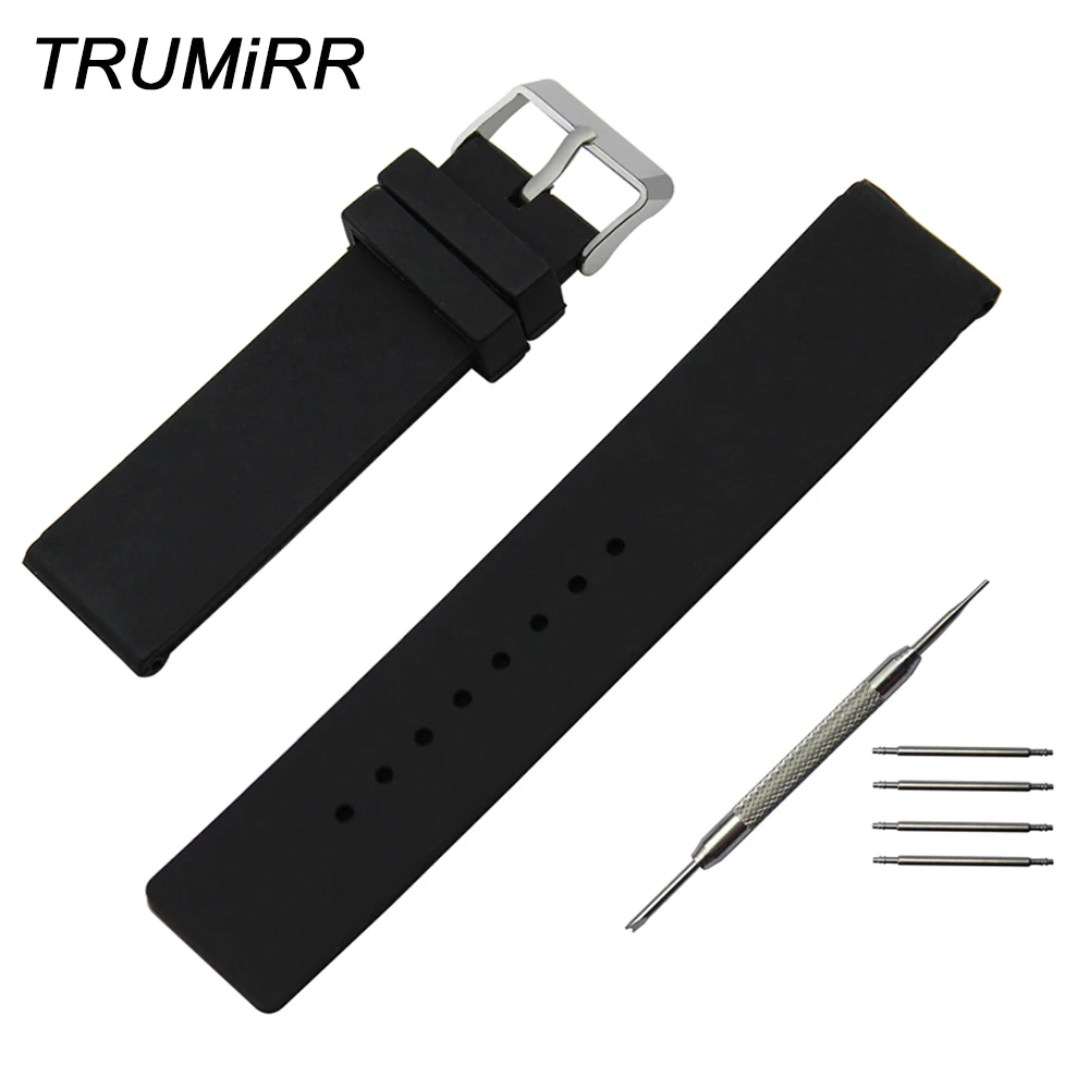 Силиконовый резиновый ремешок для наручных часов 22 мм ASUS Zenwatch 1 2 LG G Watch W100/R W110/Urbane