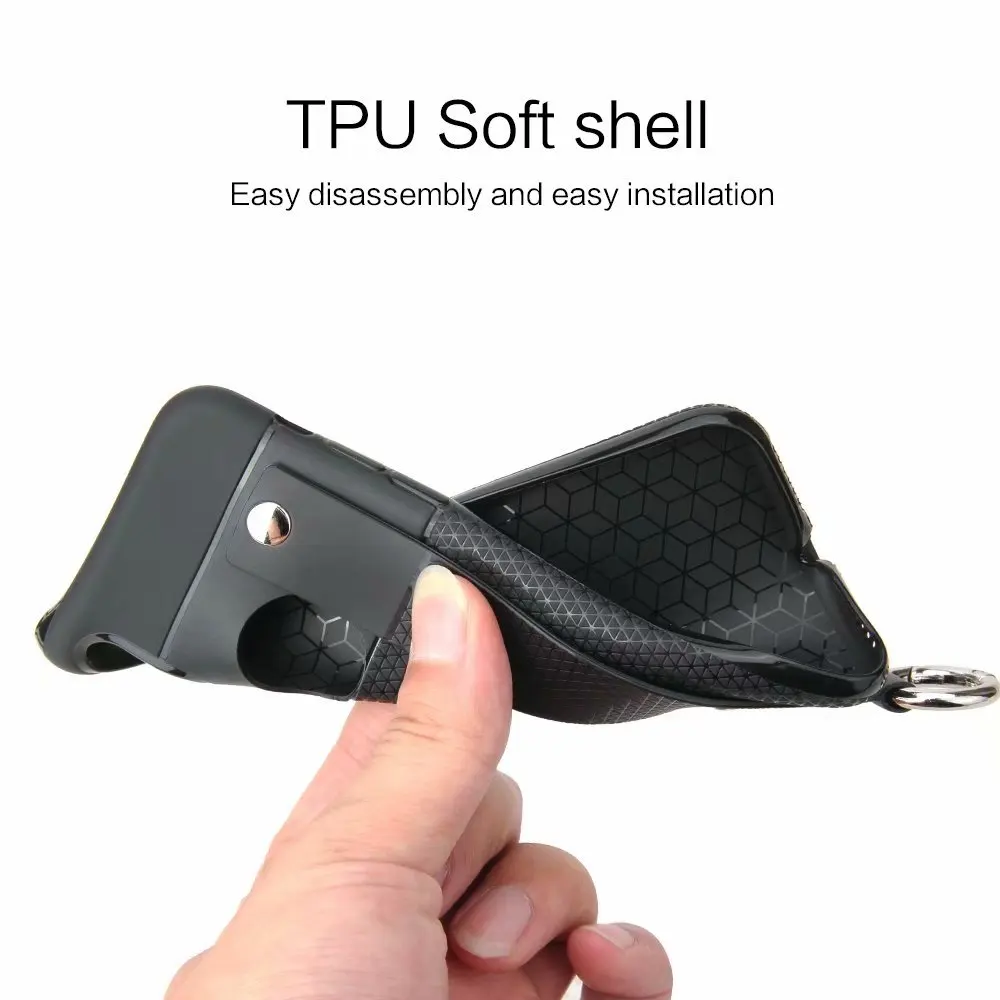 Case For iPhone 6 6s 7 8 Plus Hand strap case Ultra-thin soft silicone XR XS Max Cover |