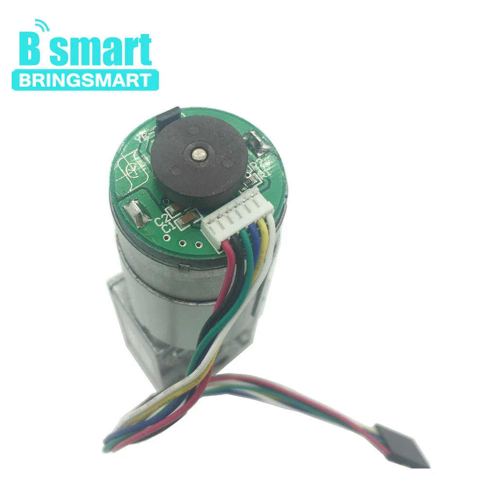 Червячный двигатель постоянного тока Bringsmart 12 В червячный редуктор 24 16 об/мин