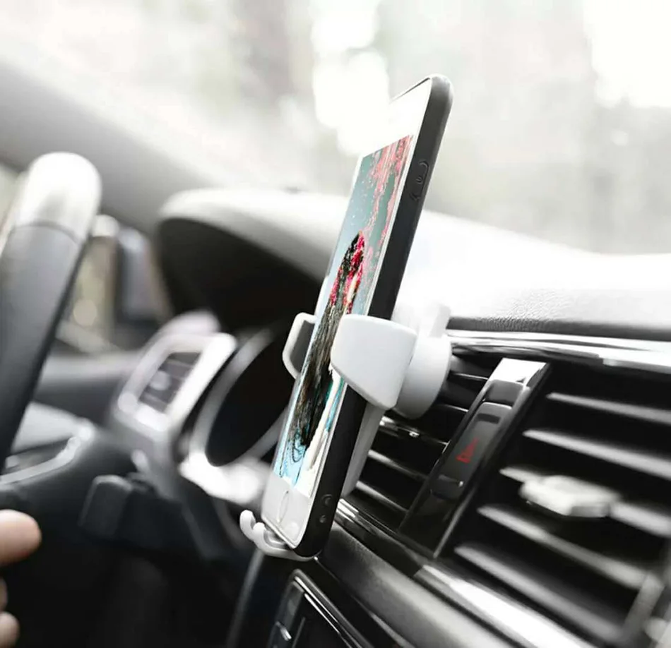 ACCEZZ портативная гравитационная автомобильная подставка для телефона, вентиляционное отверстие, вращение на 360 градусов, для iphone X XS, Xiaomi, samsung, Автомобильный кронштейн