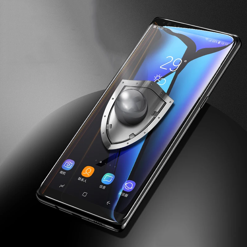 Suntaiho 3D полное изогнутое закаленное стекло для samsung Galaxy Note 9 9H протектор экрана 8