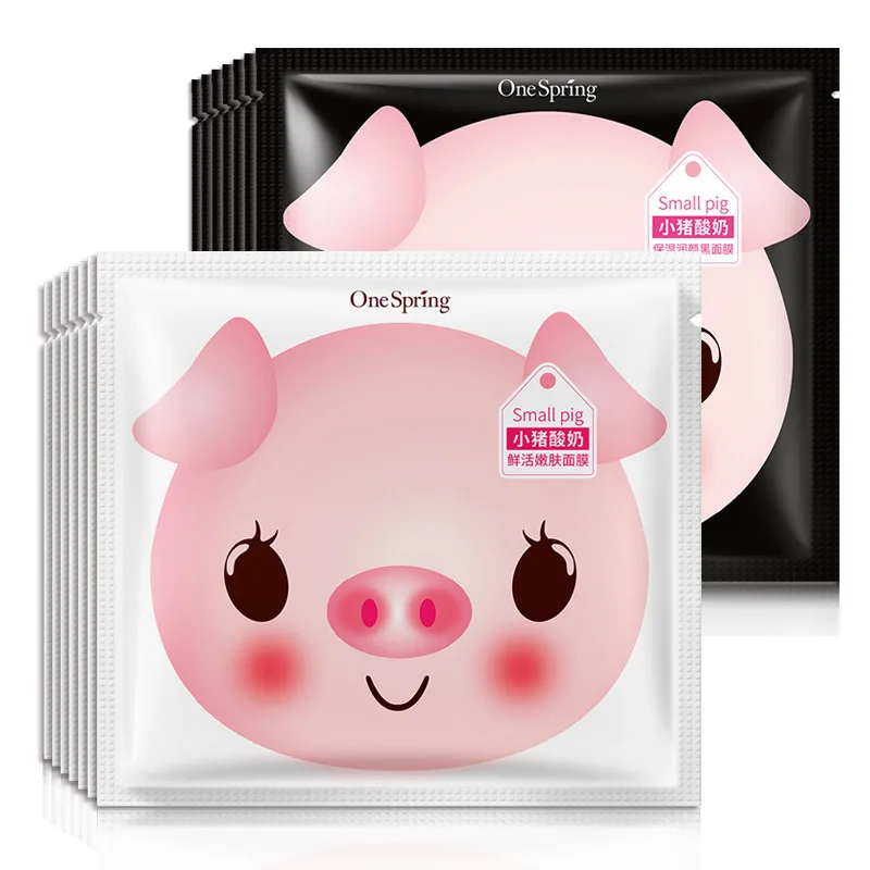 1 шт. OneSpring Piggy йогурт маска для лица увлажняющая отбеливающая против морщин