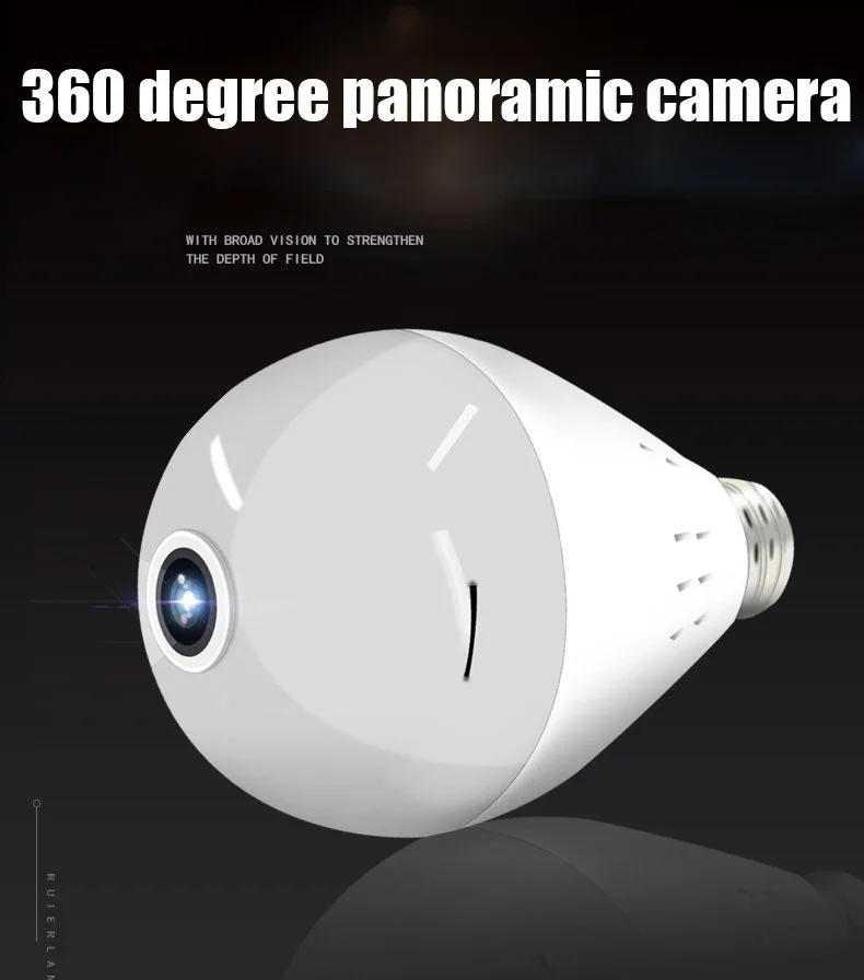 2019New 360 градусов панорамная камера 1080P HD веб встроенный WIFI Поддержка tf карты