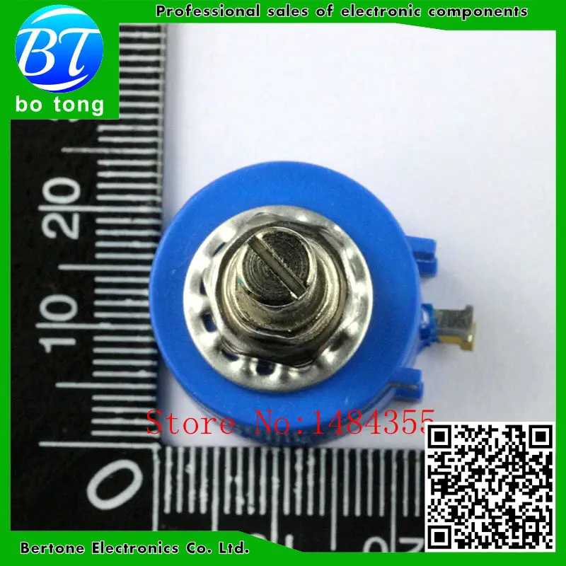 1 шт. прецизионный многооборотный потенциометр 3590S-2-102L 3590S 1K Ом 10 колец
