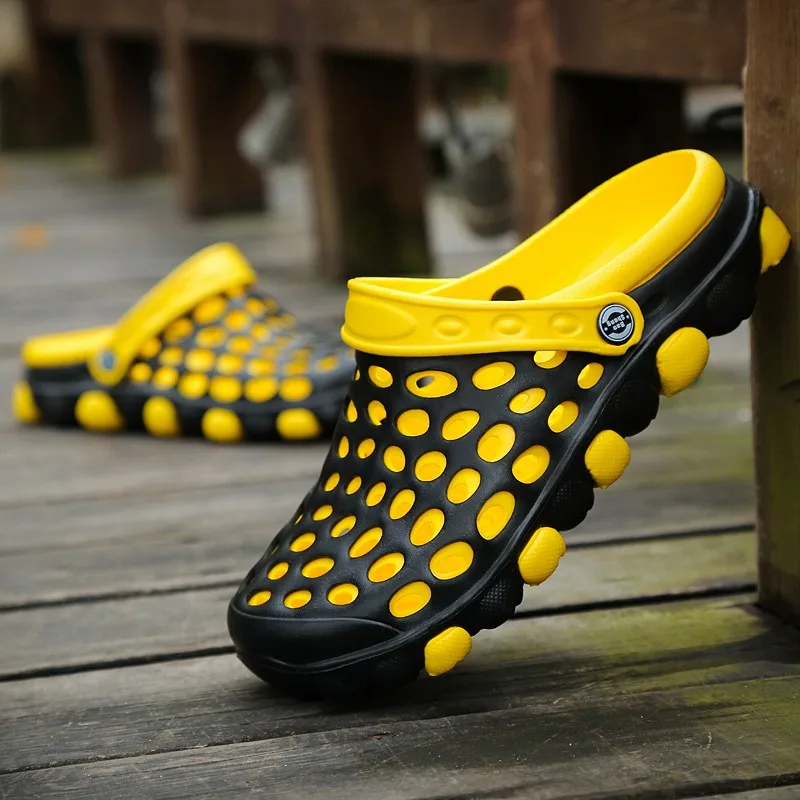 Оригинальные Вьетнамки для сада быстросохнущая водонепроницаемая обувь мужчин