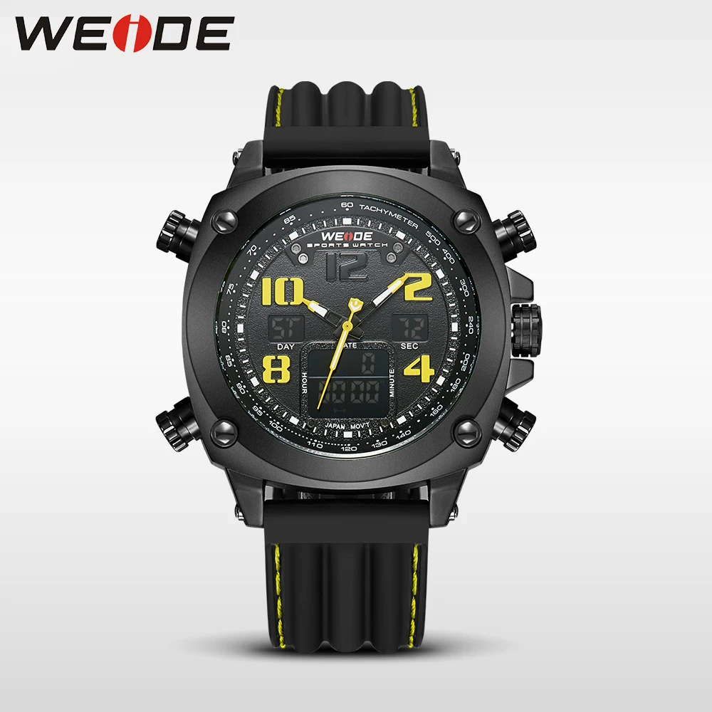 WEIDE подлинной новый Топ Роскошные Брендовые спортивные часы Множественный