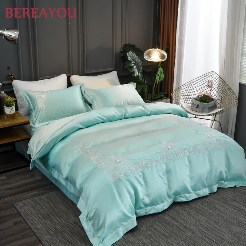 

Luxury Bedding Sets White Gold Bed Linen Hotel Duvet Cover Pillowcase For Children Adult Fashion Queen Full King Size Bed set