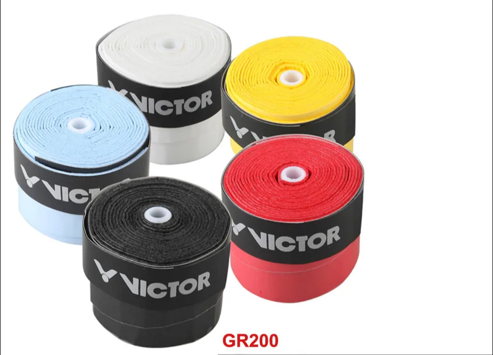 10 шт./лот Victor бренд Overgrips бадминтон ручка ручной Клей Теннисная ракетка Sweatband Аксессуары для ракетки