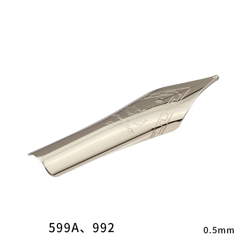 599A 992-0.5mm Роскошная перьевая чернильная ручка Серебряное перо Bts Jinhao X750 X450 911 159 599 992 500 750 159 школьные канцелярские принадлежности для магазина - Цвет: 599A 992-0.5mm