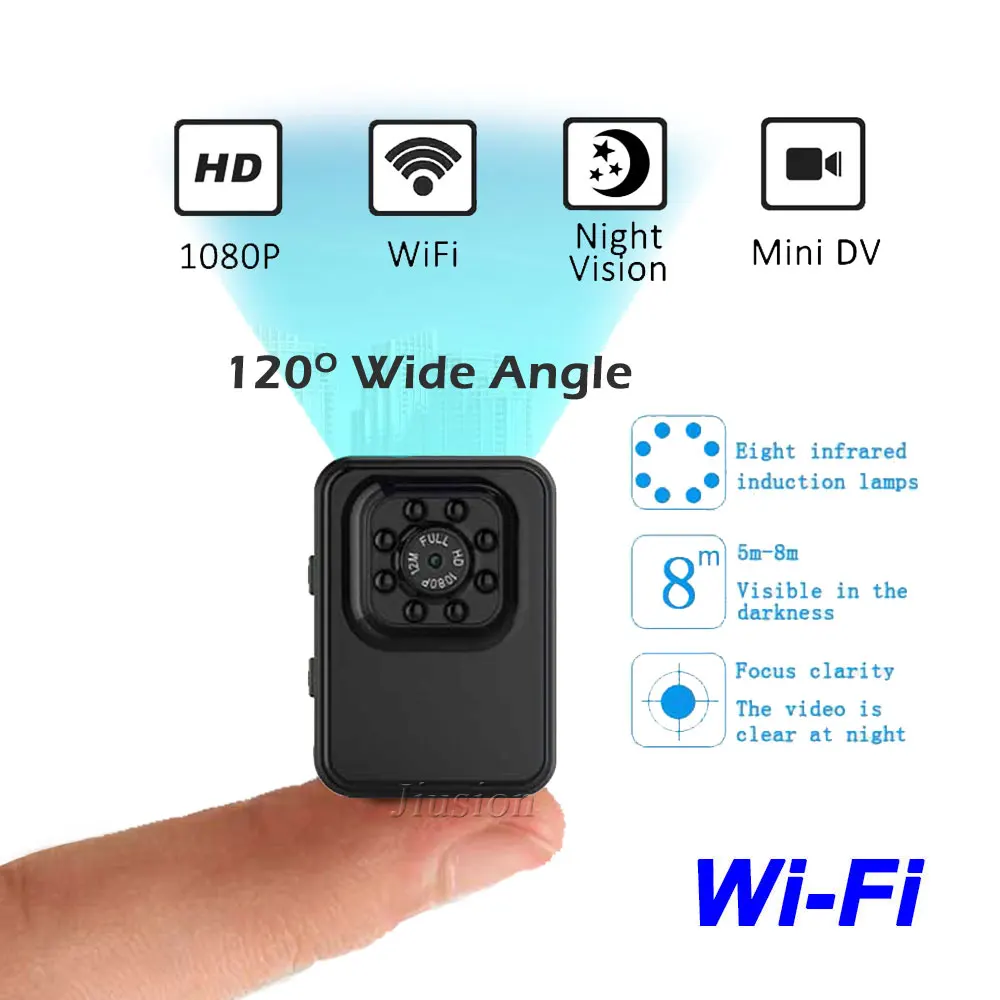Wi Fi R3 мини камера 1080P Full HD анти встряхивание беспроводная видеокамера ИК Ночное