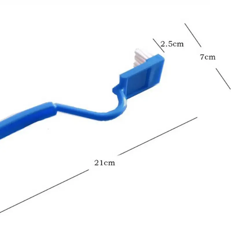 Кулинария инструменты очистки kichen желтый мех кисть 21 * 2.5 см кухня щетка для utensilios