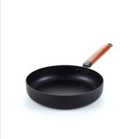 household frying pan non stick cast iron pan wok multi purpose pancake steak pan no fumes use for gas induction cooker