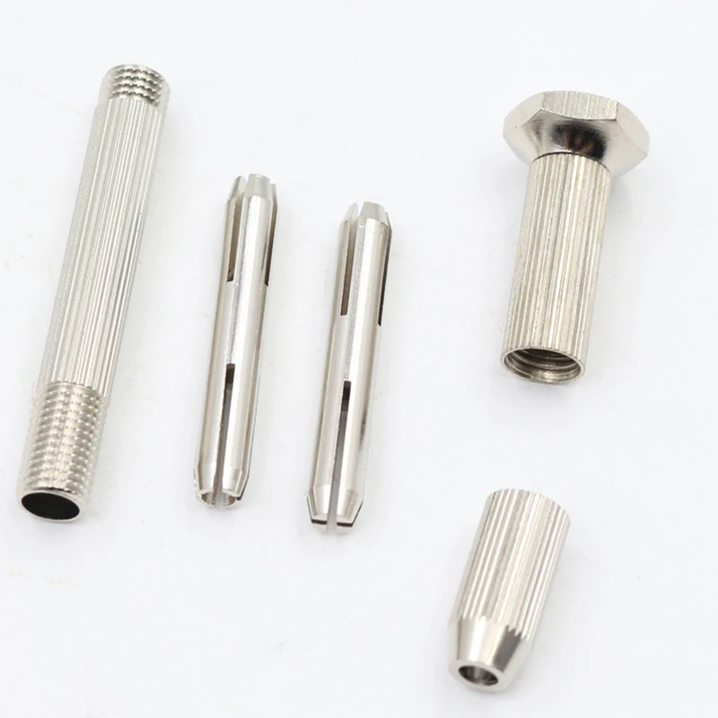 Миниатюрная алюминиевая ручка для ручной дрели с бесключевым патроном |