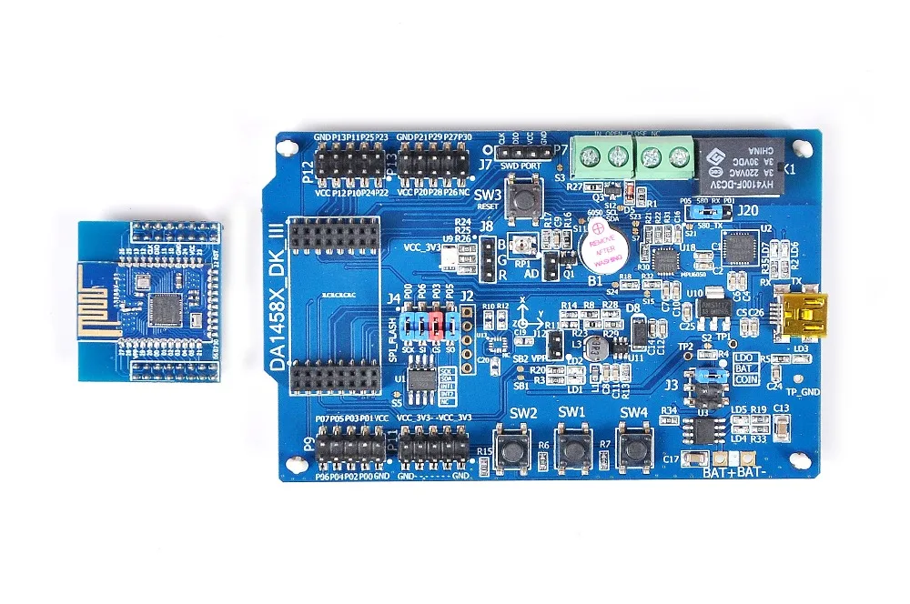 Высокая Шестерня! Макетная плата Bluetooth 4 1 DA14580 DA14583 DA14585|Интегральные схемы| |