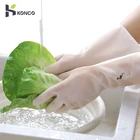 Konco силиконовые перчатки для мытья посуды, прочные резиновые чистящие перчатки, кухонные гаджеты, силиконовые латексные перчатки для посуды для дома