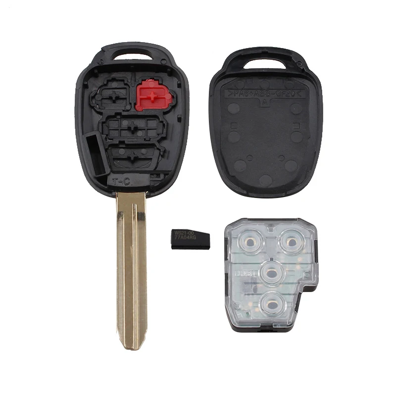 KEYYOU 3 кнопки дистанционного ключа для Toyota Camry 2012 2013 2014 2015/Corolla 2015 Fob FCCID: HYQ12BDM 314 4 МГц