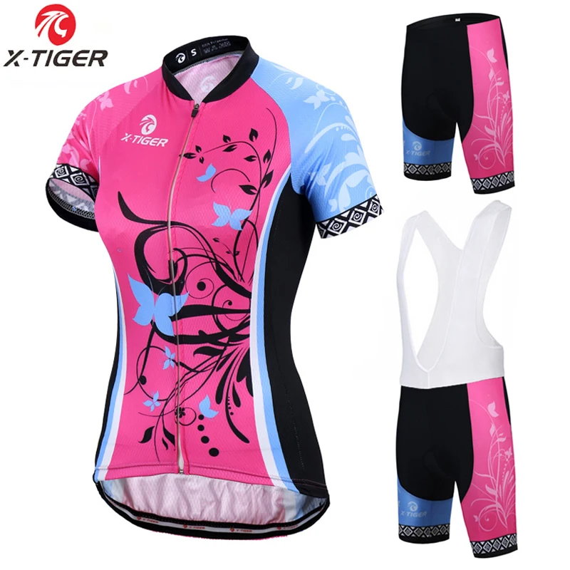 X Tiger Женская одежда для велоспорта анти УФ дышащая MTB женская гоночного