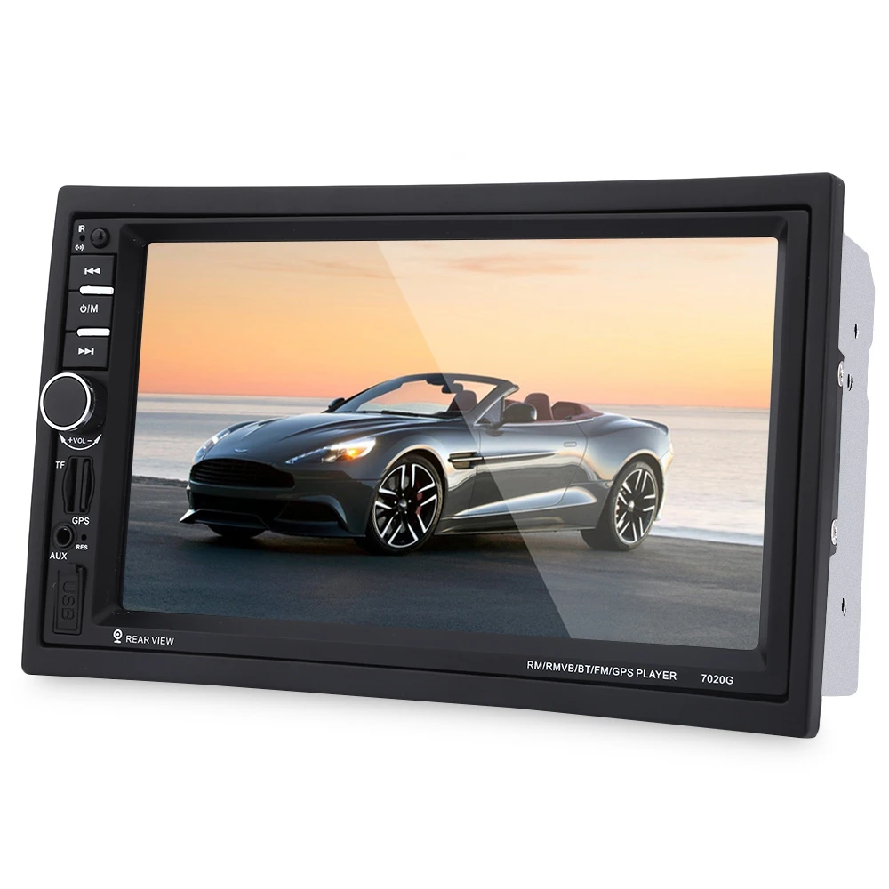 Автомагнитола с сенсорным экраном 7 дюймов и камерой заднего вида Bluetooth FM GPS