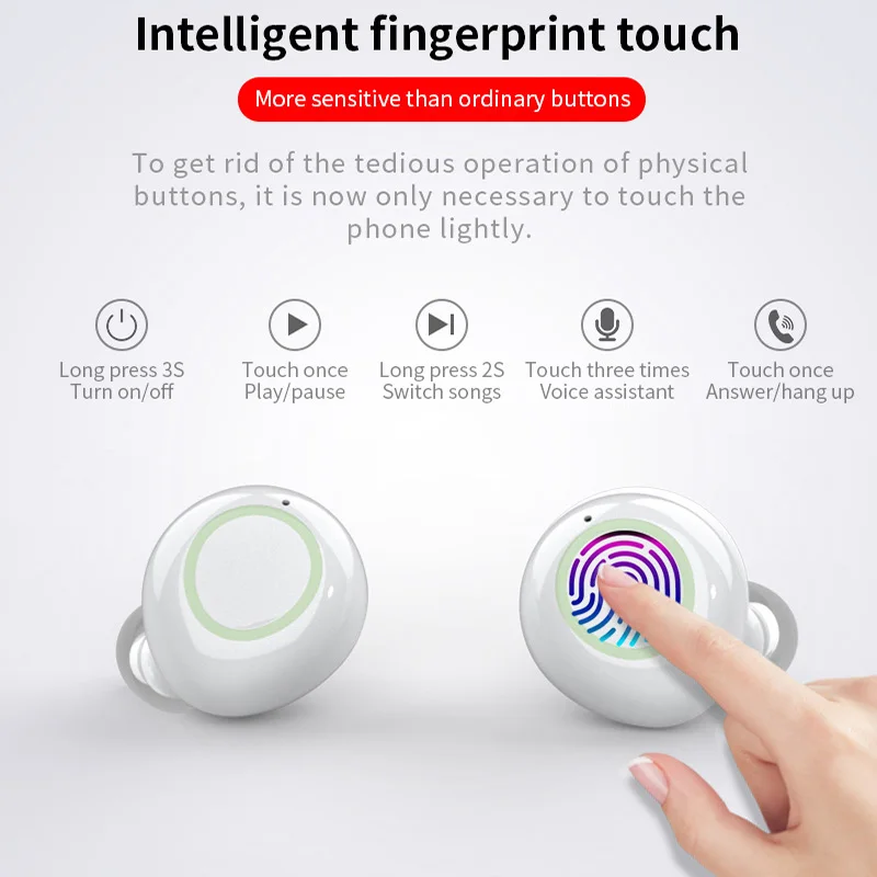 Ture Mini S10 TWS новые оригинальные беспроводные наушники Bluetooth 5,0 с сенсорным управлением, наушники, гарнитура, спортивные наушники с внешним аккумулятором