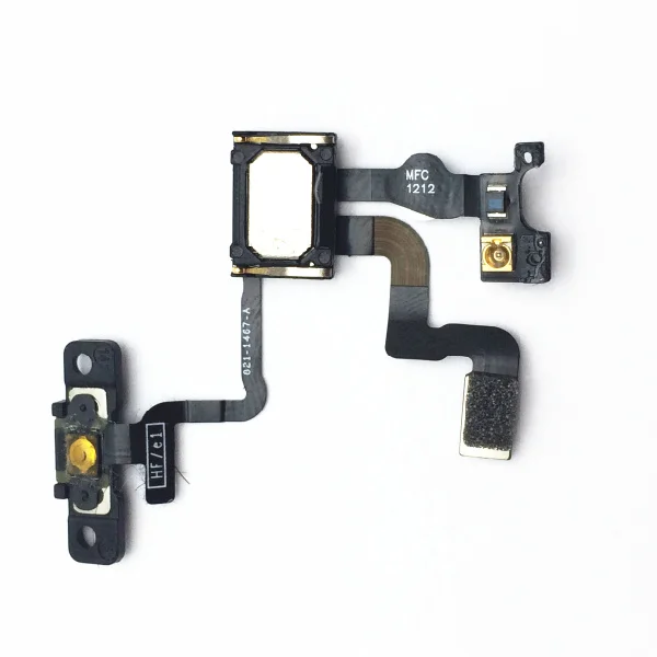 100% новый Замена Мощность кнопка шлейф ленты света Сенсор для iPhone 4S 4GS